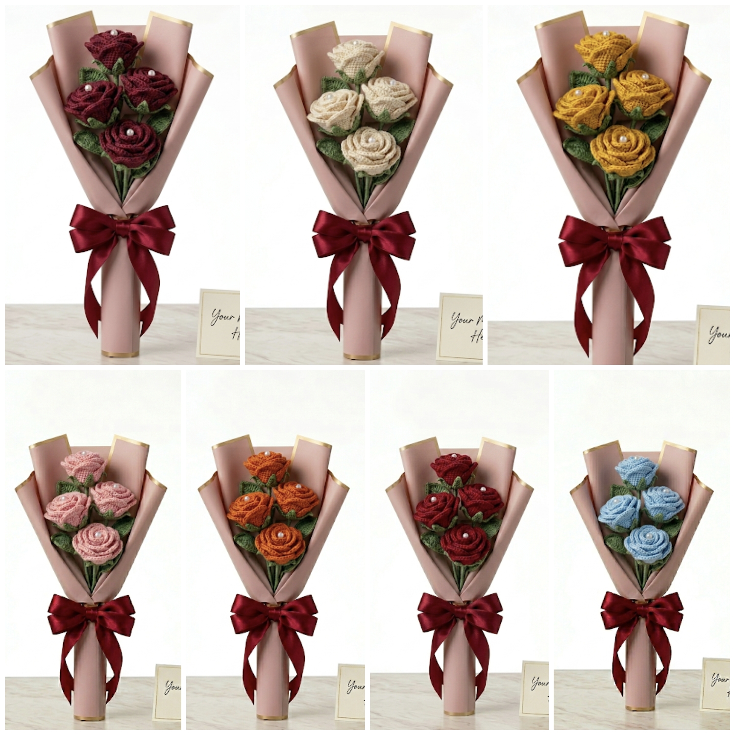 The Forever Rose – 4 Rose Bouquet
