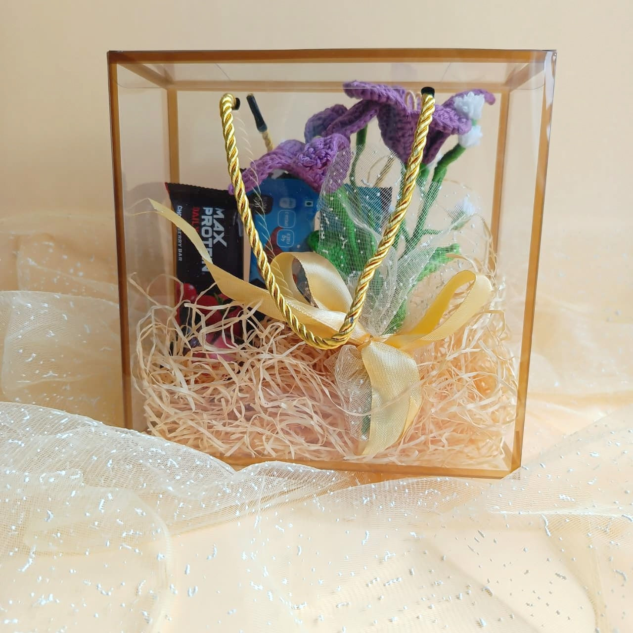 Diwali Gift Hampers | Handcrafted Crochet Bouquets | Festive Gift Hamper | Crochet Flower Gift Hampers | Corporate Gift Hampers