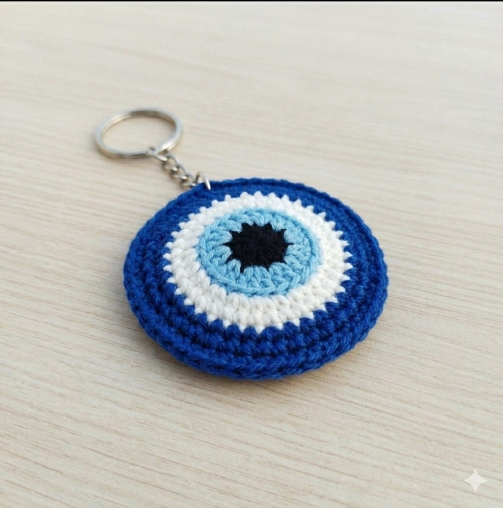 Evil Eye Keychain – Protection Charm