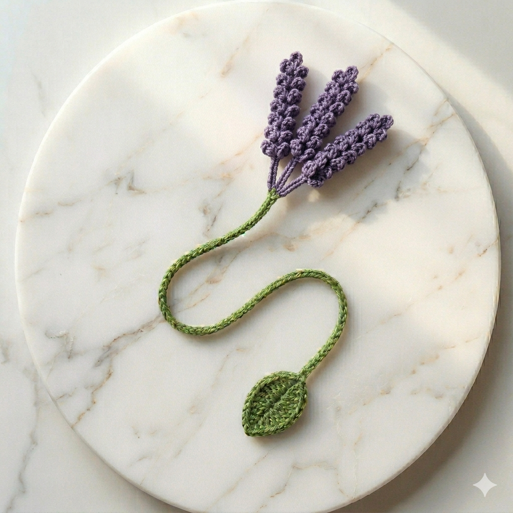 Lavender Sprig Premium Bookmark
